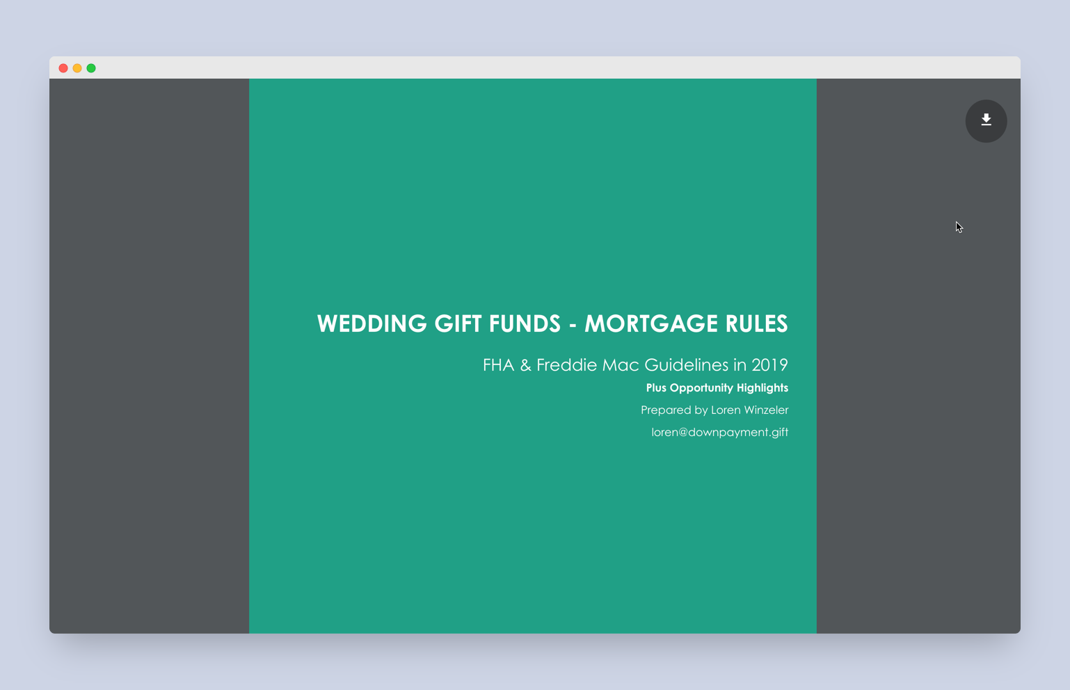Wedding Gift Funds - Mortgage Guidelines Walkthrough